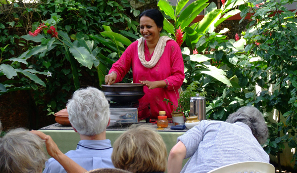 The Food Mogul Herself. Photo Credit: Greavesindia