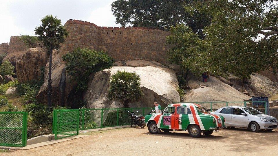 Checking Out the Fort. 