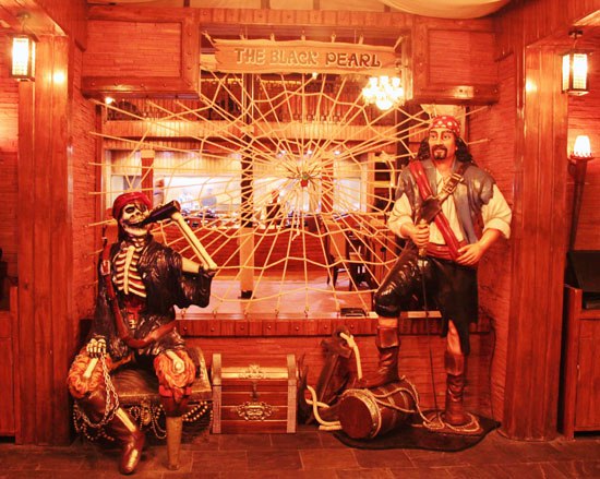 Jack Sparrow and His Boney Friend. Photo Credit: Zomato