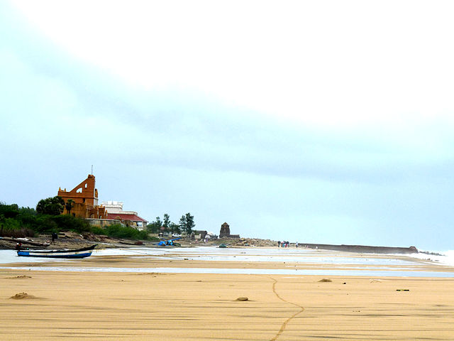 Beach at Danish Colony in India