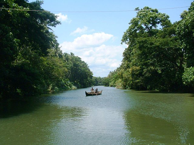 beautiful backwaters of Kerala